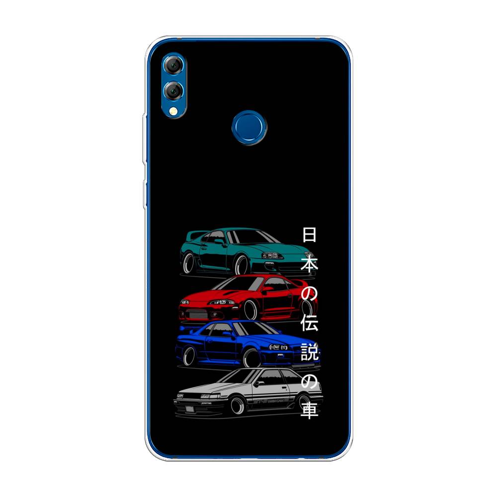 

Чехол Awog на Honor 8X Max "JDM Legend cars", Зеленый;красный;синий, 66550-5