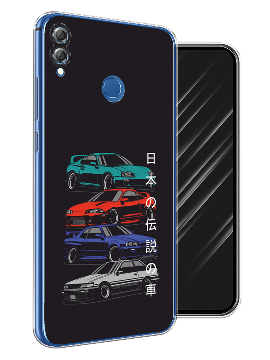 

Чехол Awog на Honor 8X "JDM Legend cars", Зеленый;красный;синий, 66750-5