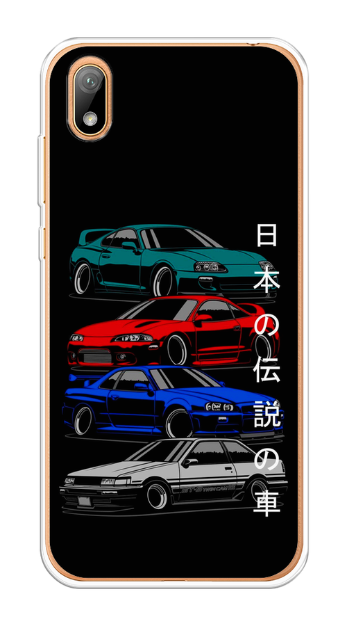 

Чехол Awog на Honor 8S "JDM Legend cars", Зеленый;красный;синий, 69150-5