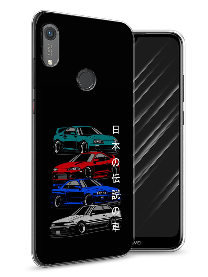 фото Чехол awog "jdm legend cars" для honor 8a (8a pro/prime)