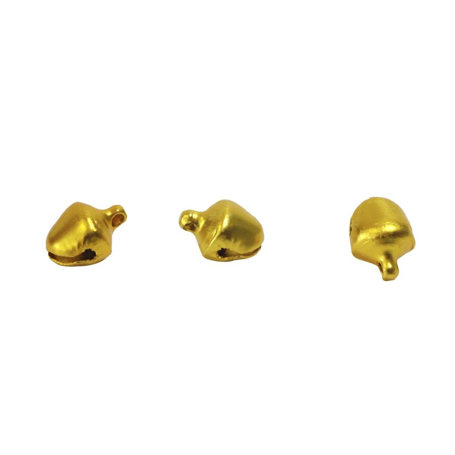 Бубенчики декоративные метал. (уп. 100 шт) диам. 8 мм золото