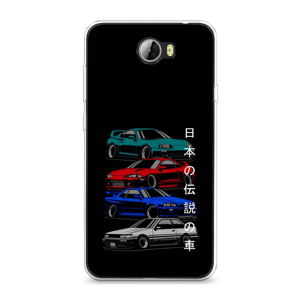 

Чехол Awog на Honor 5A "JDM Legend cars", Зеленый;красный;синий, 60350-5
