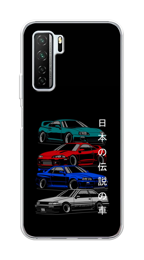 

Чехол Awog на Honor 30S (Global) "JDM Legend cars", Зеленый;красный;синий, 6102850-5