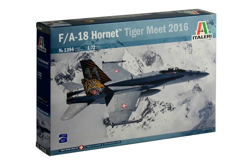 фото Сборная модель italeri 1/72 самолет f/a-18 hornet в ливрее "tiger meet 2016" 1394