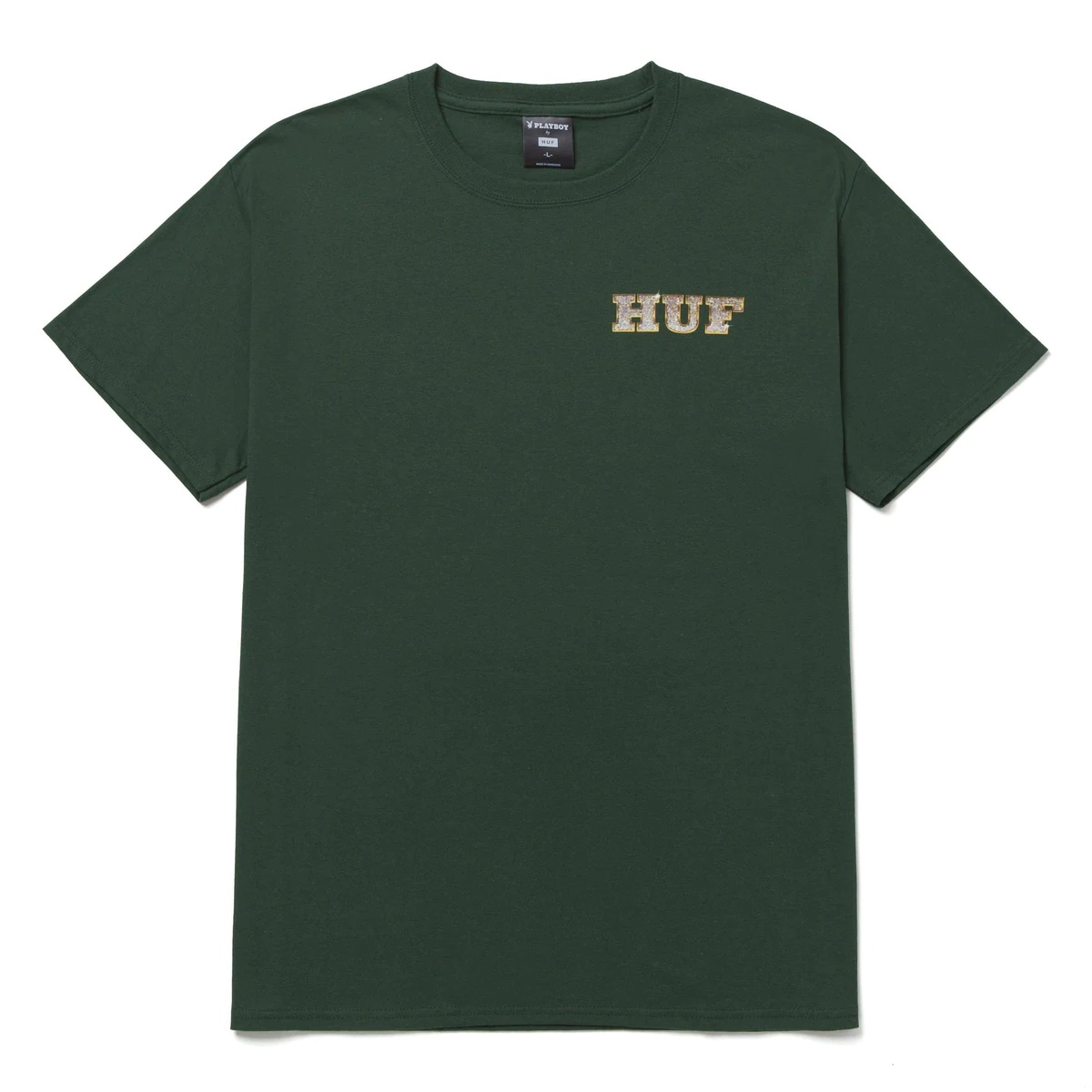 фото Футболка женская huf ts01782-fogrn зеленая xl