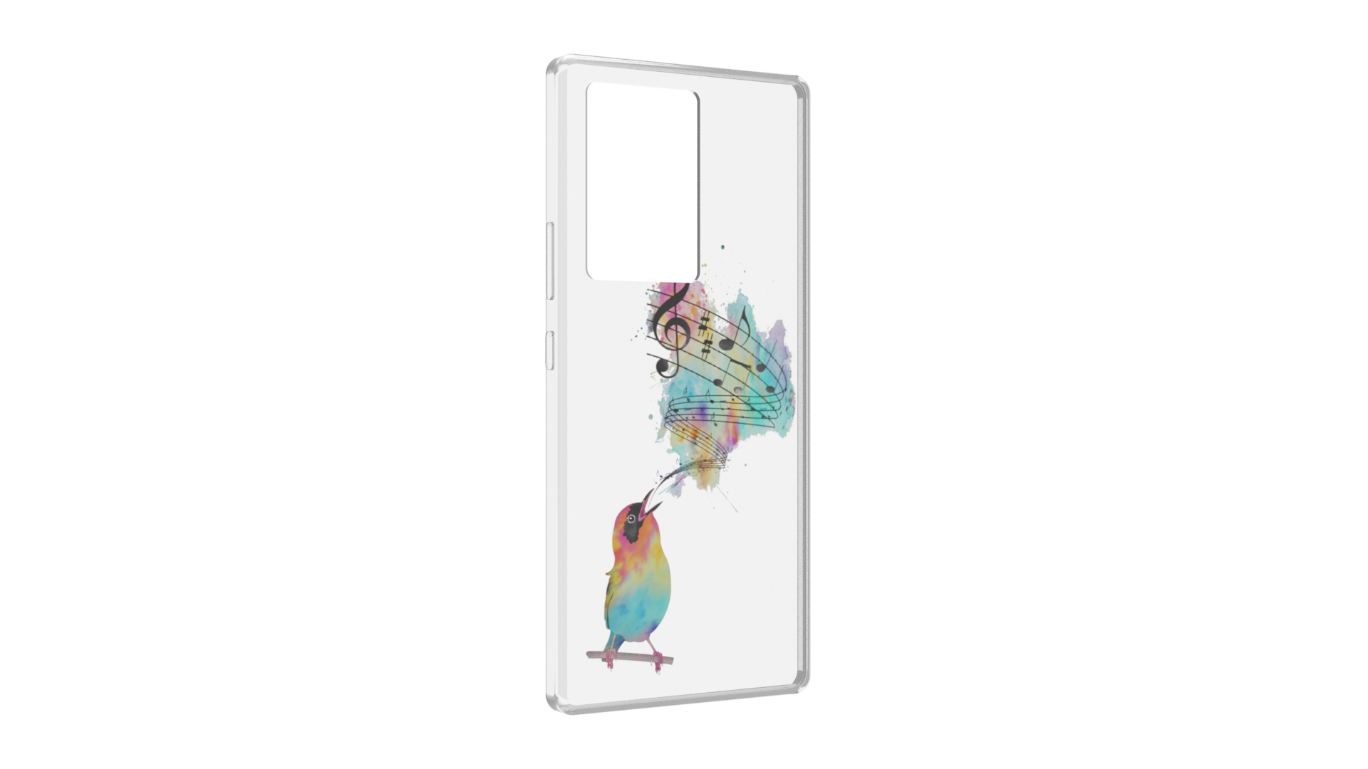 

Чехол MyPads певчая птичка для ZTE Nubia Z40 Pro, Прозрачный, Tocco