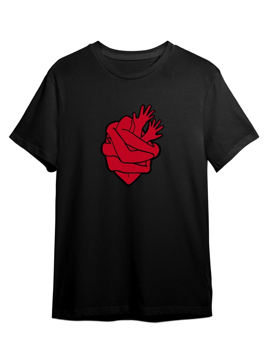 

Футболка унисекс СувенирShop Сердце в руках/Любовь/Heart 3 черная M, Черный, "Сердце в руках/Любовь/Heart" 3