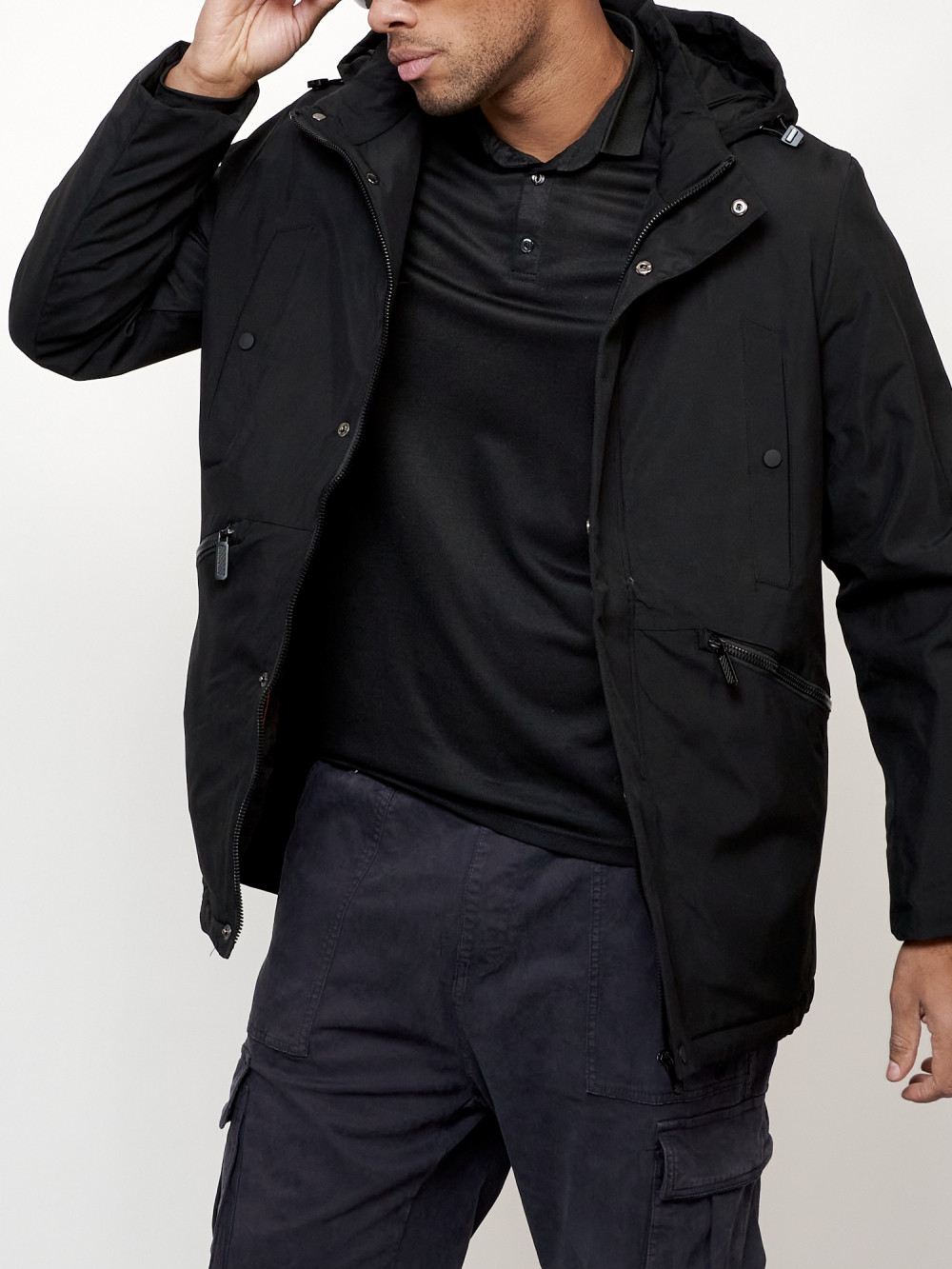 Куртка мужская AD6830 черная XL