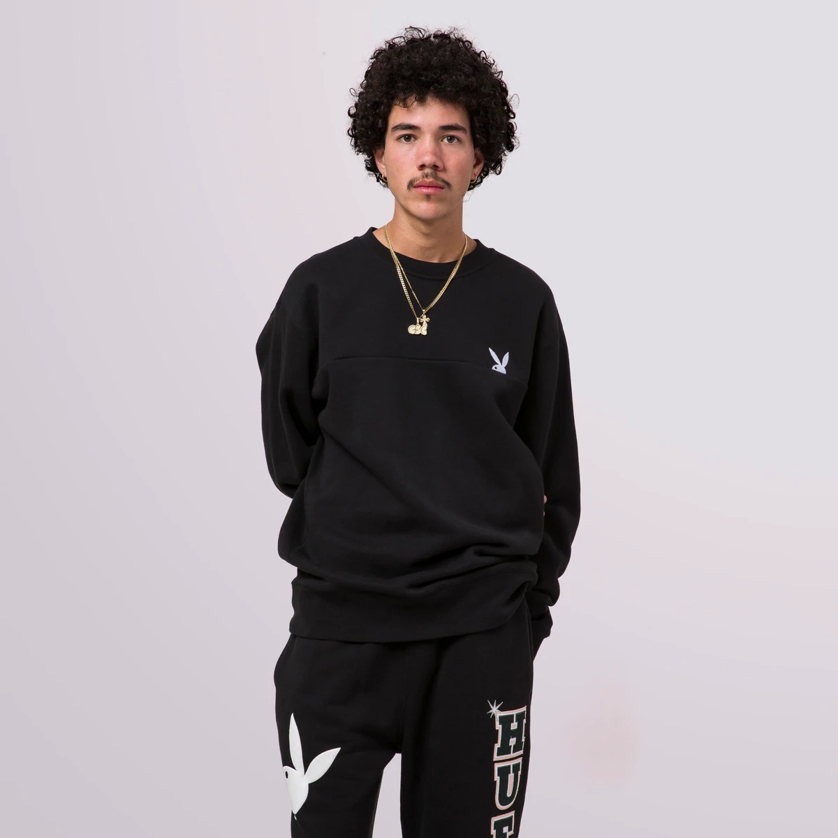 

Свитшот женский Huf FL00182-BLACK черный L, FL00182-BLACK