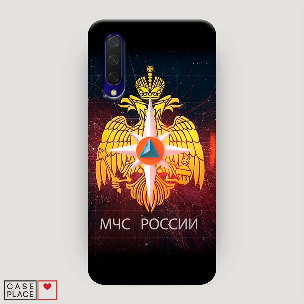 фото Пластиковый чехол "мчс россии" на xiaomi mi cc9 awog