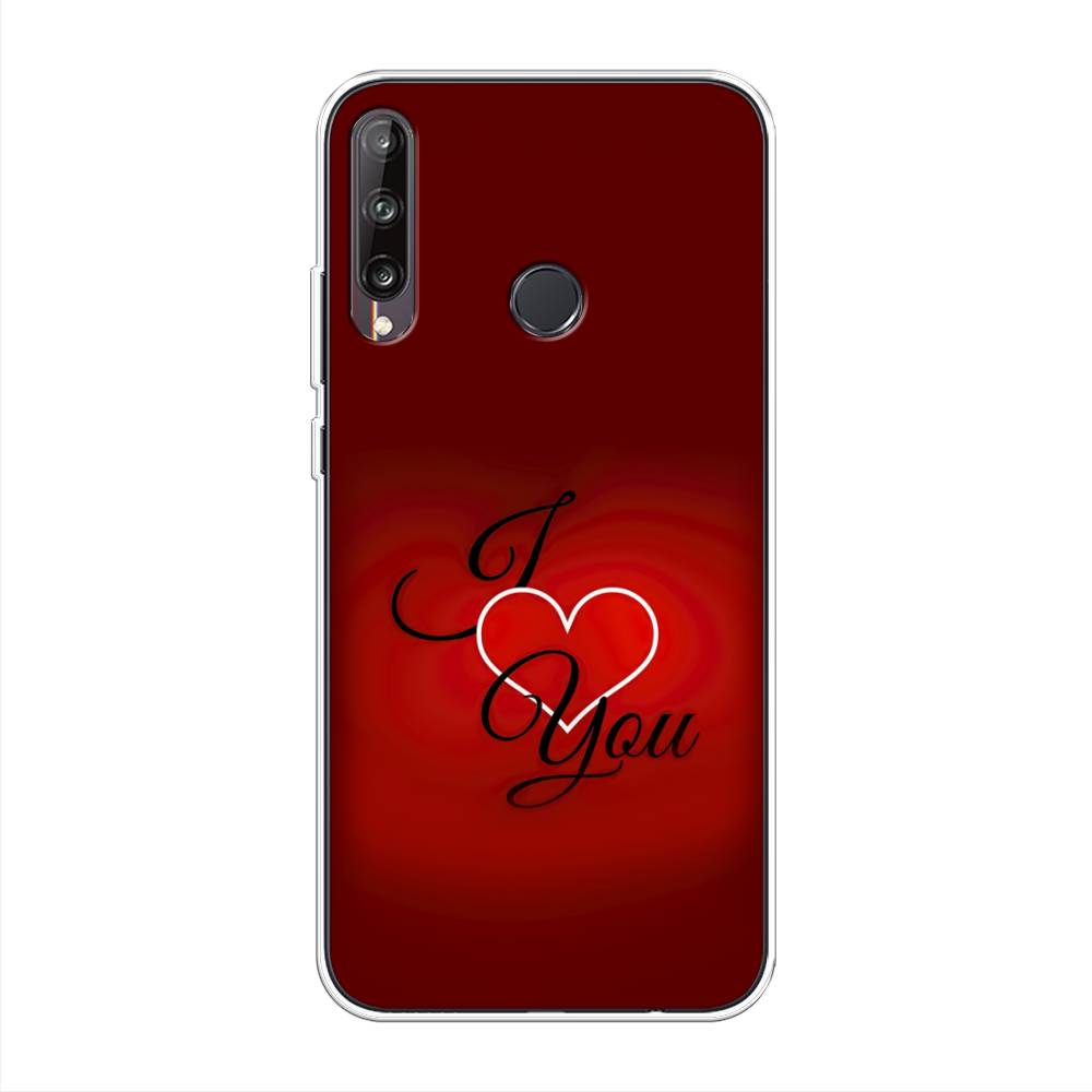 

Чехол Awog на Huawei P40 lite E "I love you 3", Красный;черный, 612450-6