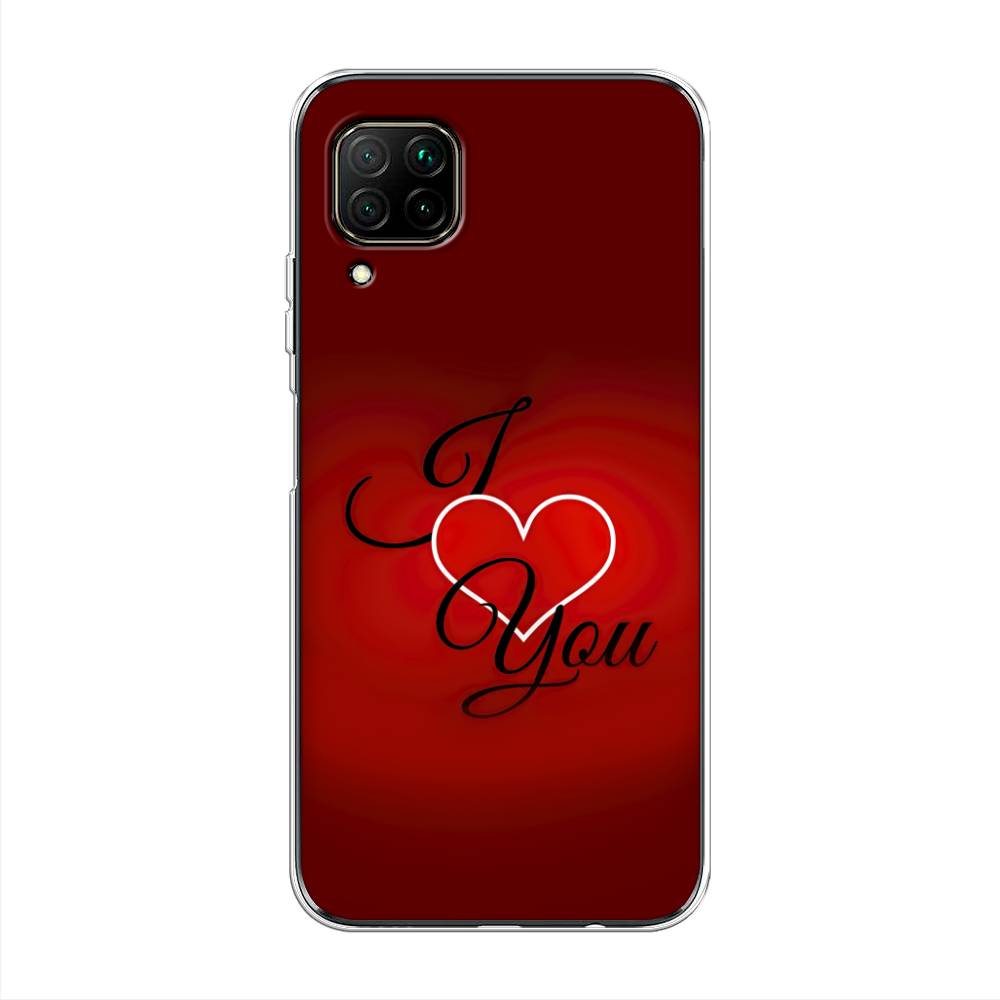 

Чехол Awog на Huawei P40 Lite "I love you 3", Красный;черный, 611650-6