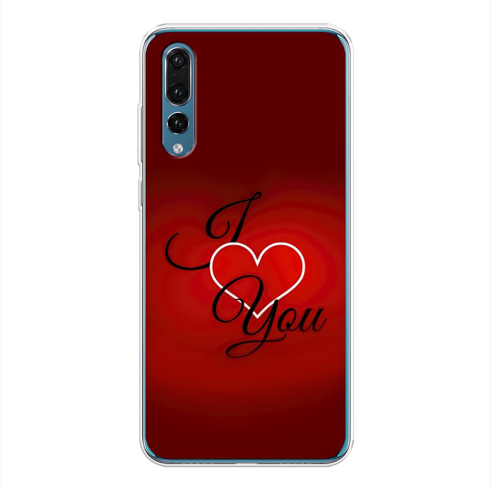 

Чехол Awog на Huawei P20 Pro "I love you 3", Красный;черный, 65050-6