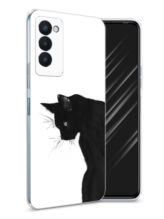 

Чехол Awog на Tecno Camon 18P "Black cat", Черный;белый, 300750-1