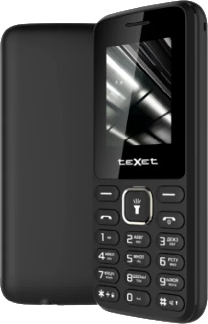

Мобильный телефон TeXet ТМ-118 черный