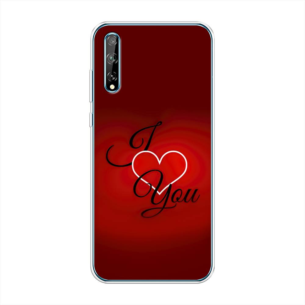 

Чехол Awog на Huawei P Smart S "I love you 3", Красный;черный, 6103550-6