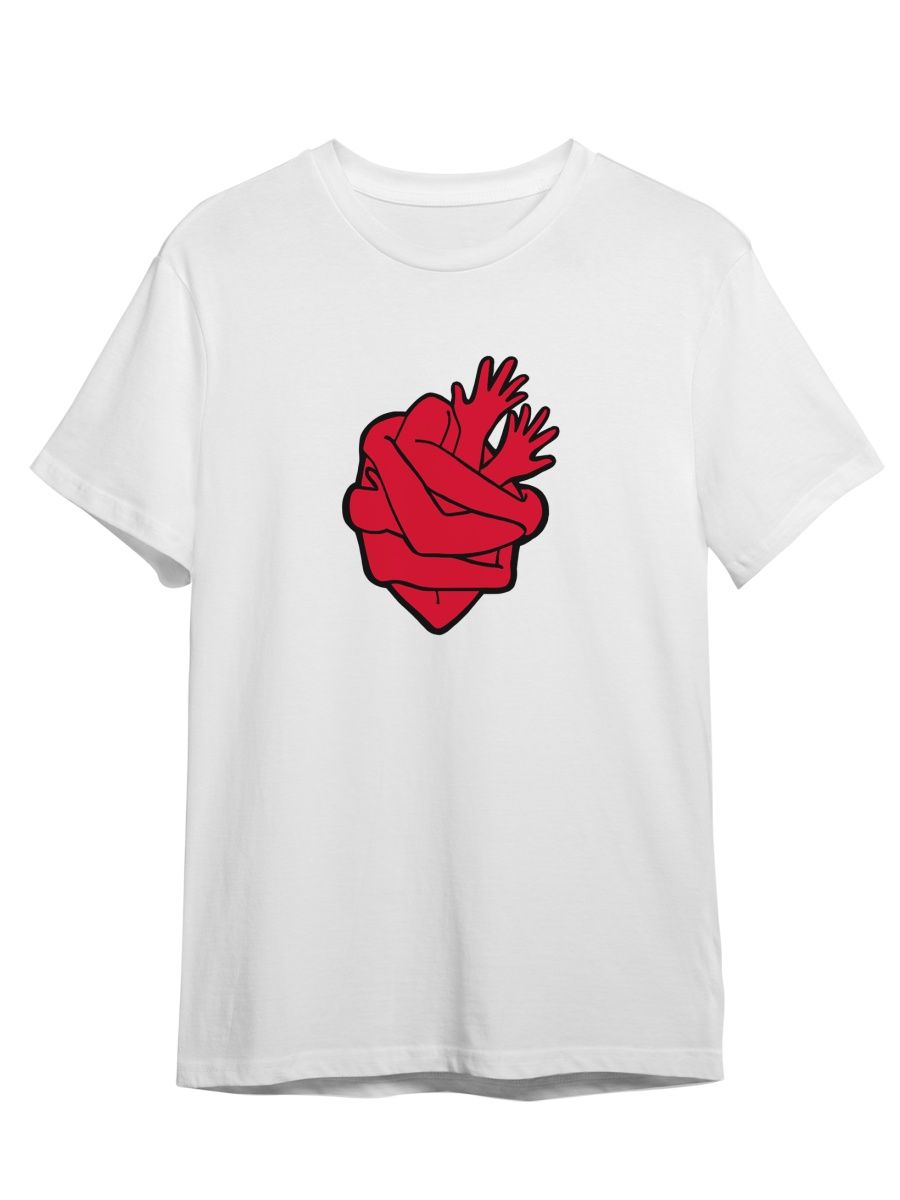 

Футболка унисекс СувенирShop Сердце в руках/Любовь/Heart 3 белая 5XL, "Сердце в руках/Любовь/Heart" 3