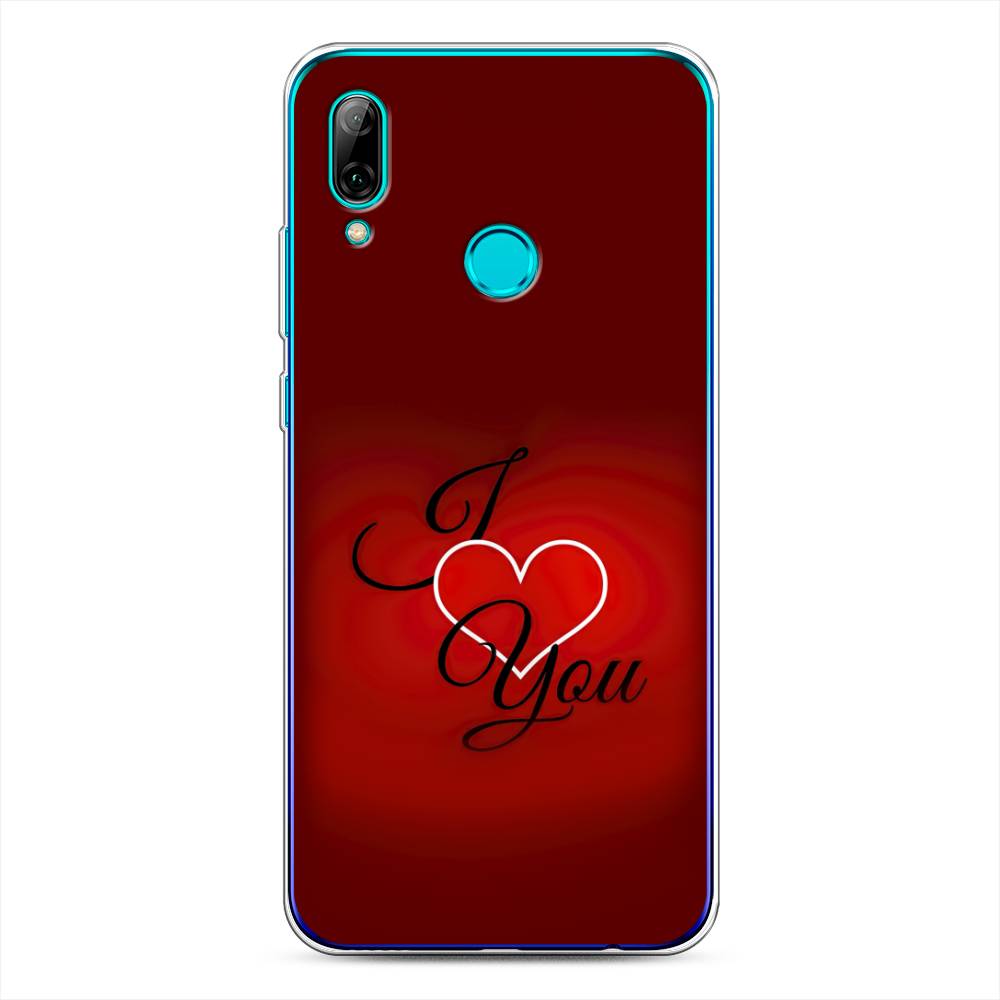 фото Чехол awog "i love you 3" для huawei p smart 2019