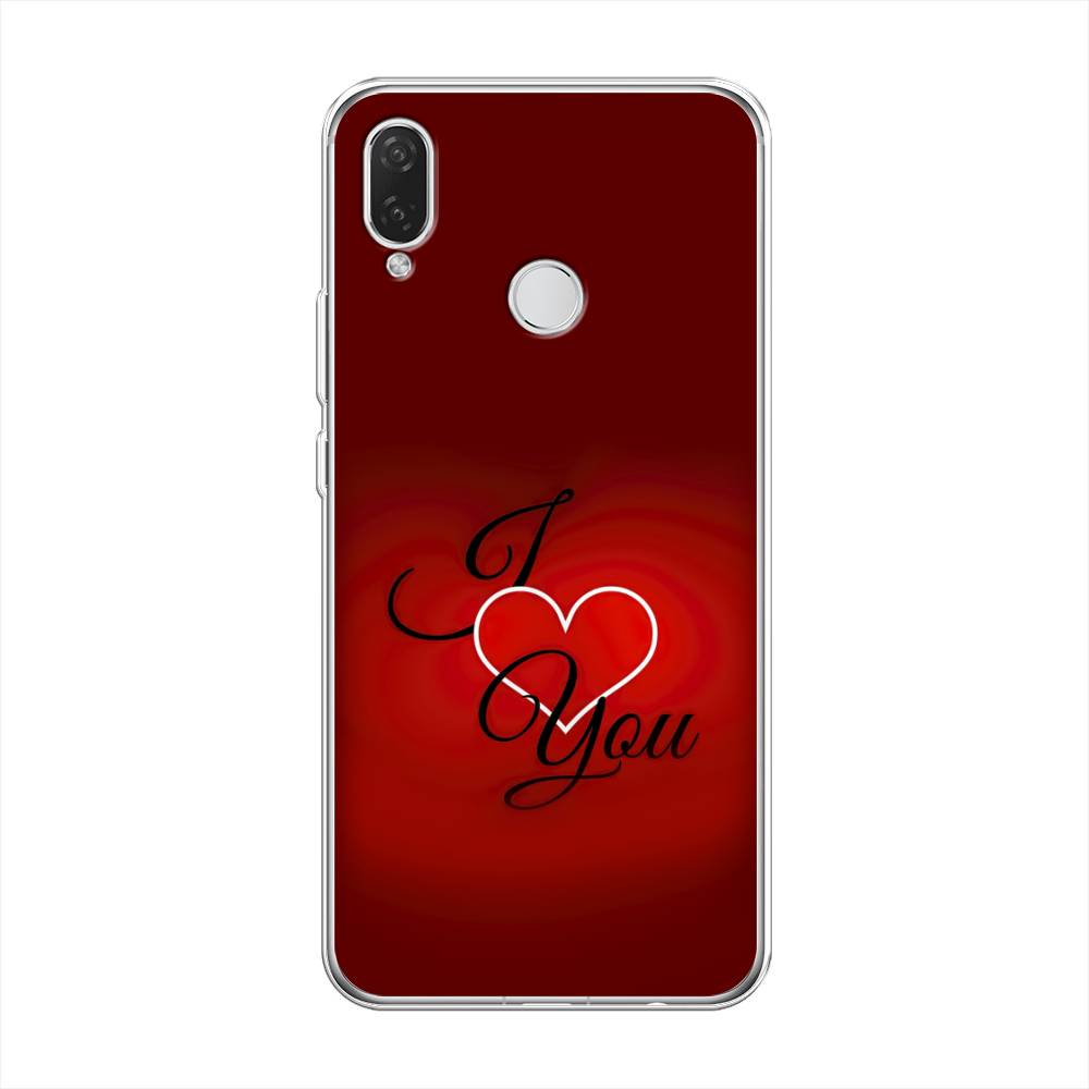 фото Чехол awog "i love you 3" для huawei nova 3i