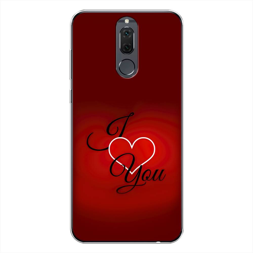 

Чехол Awog на Huawei Nova 2i "I love you 3", Красный;черный, 64150-6