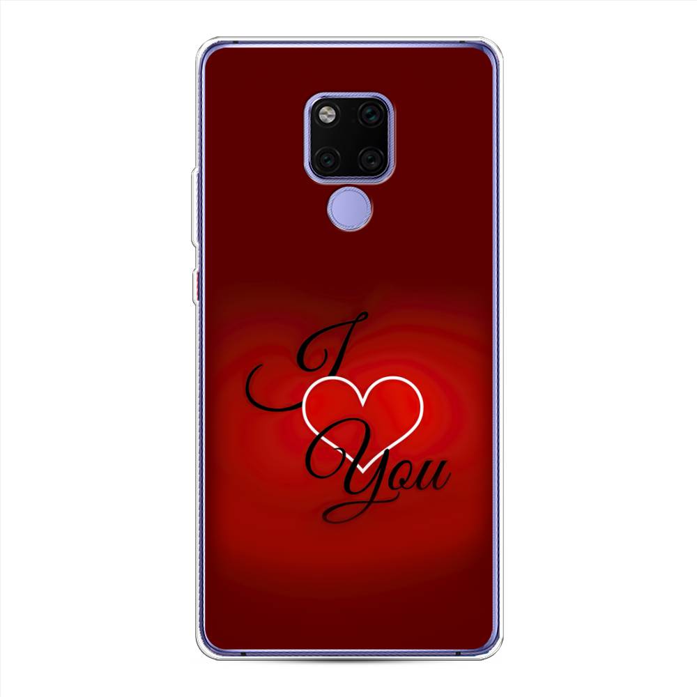 

Чехол Awog на Huawei Mate 20X "I love you 3", Красный;черный, 66950-6