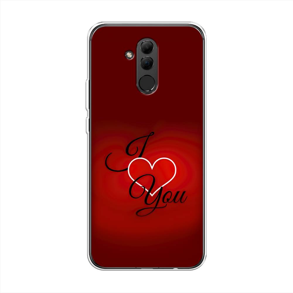 

Чехол Awog на Huawei Mate 20 Lite "I love you 3", Красный;черный, 66650-6