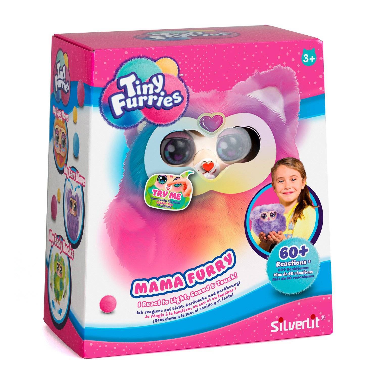 Интерактивная игрушка Mama Tiny Furry Lime 83683_3 интерактивная игрушка tiny furries tiny furry mama pinky