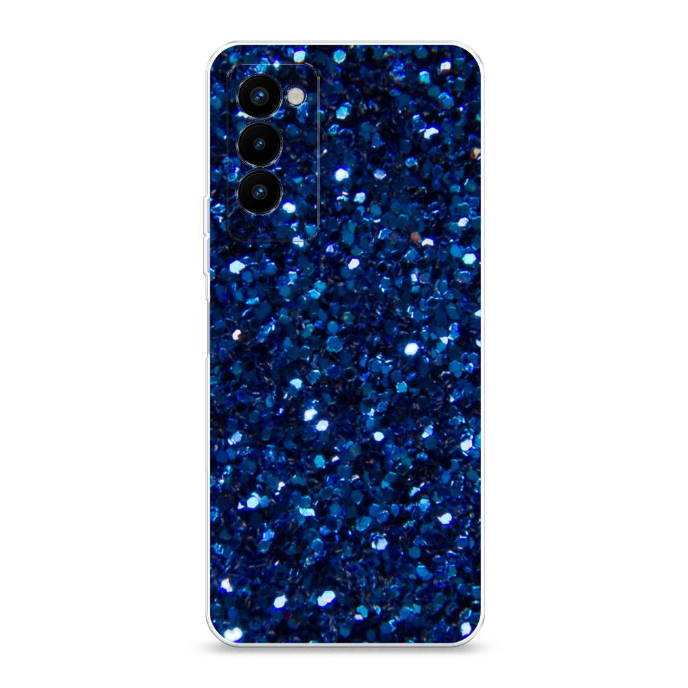 

Чехол Awog "Синие блестки рисунок" для Tecno Camon 18P