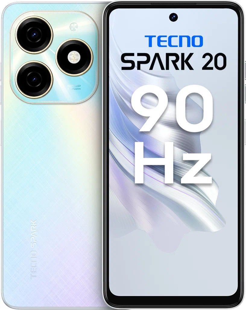 

Телефон Tecno Spark 20 8/256Gb White, Spark 20