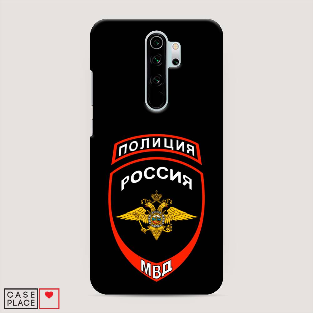 фото Пластиковый чехол "полиция шеврон" на xiaomi redmi note 8 pro awog