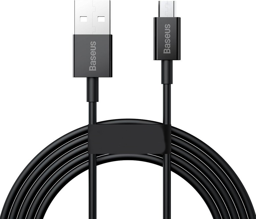 Кабель Baseus Superior Series USB - MicroUSB 2A 20m Black CAMYS-A01 56000₽