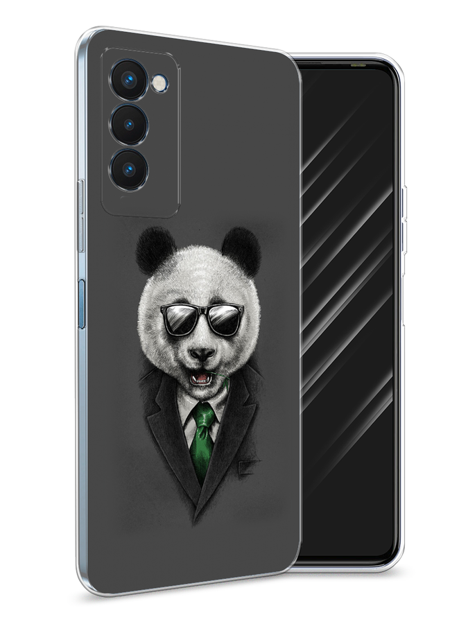 

Чехол Awog на Tecno Camon 18P "Деловая панда", Разноцветный, 300750-10