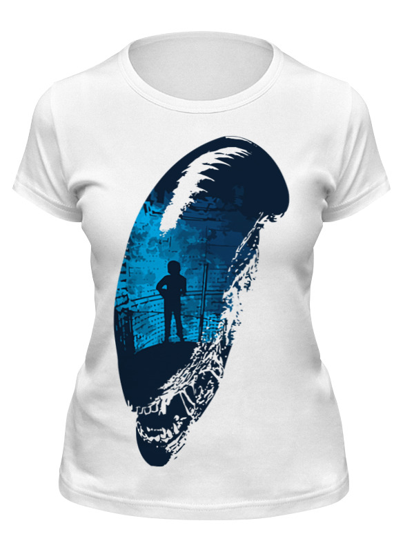 

Футболка женская Printio Чужой (alien) белая 2XL, Белый, Чужой (alien)