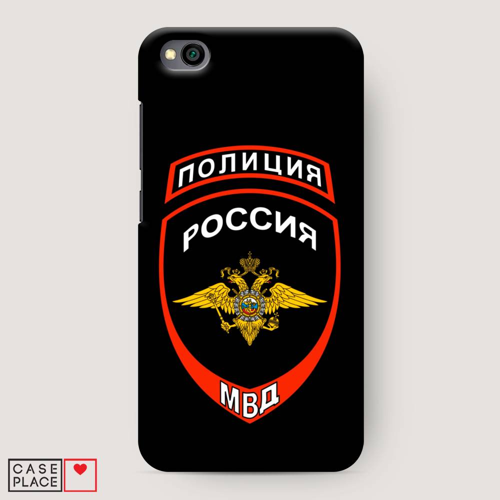 

Пластиковый чехол "Полиция шеврон" на Xiaomi Redmi Go, 35120-4