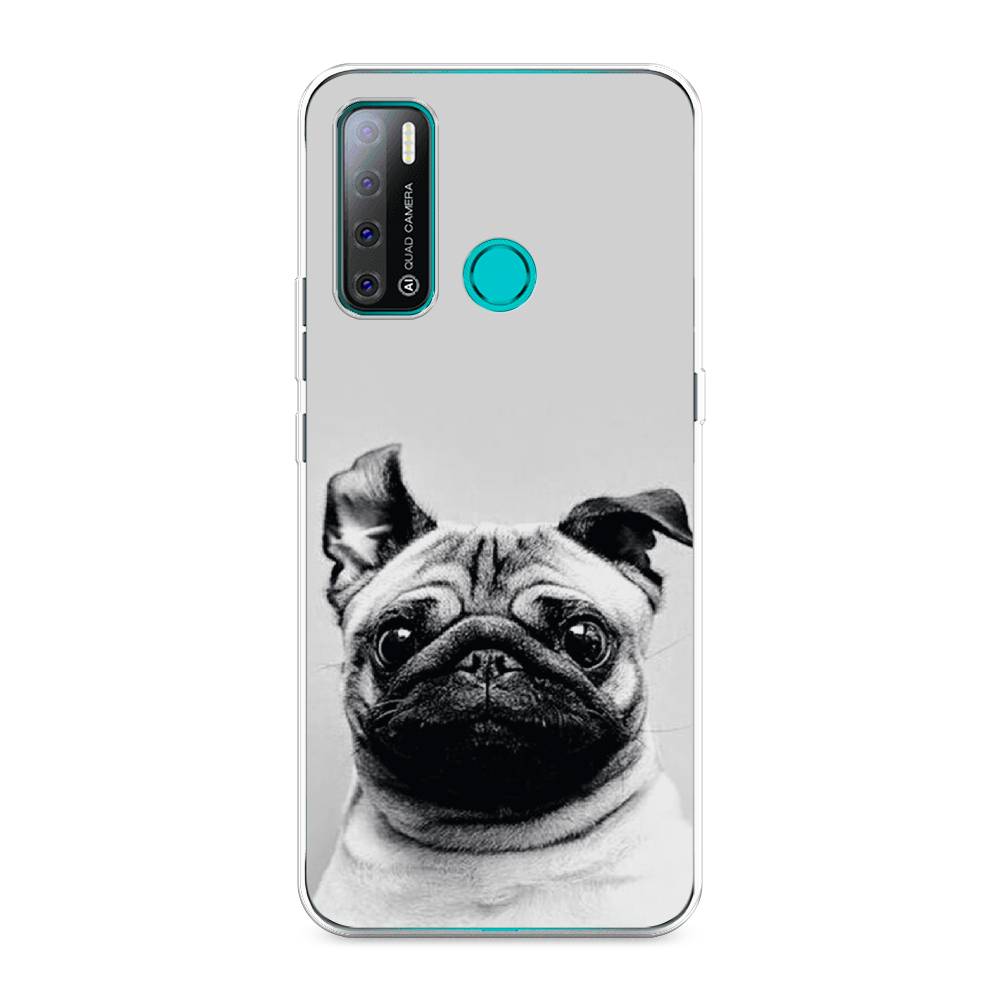 

Чехол Awog на Tecno Pouvoir 4 "Ушастый мопс", Разноцветный, 300350-1