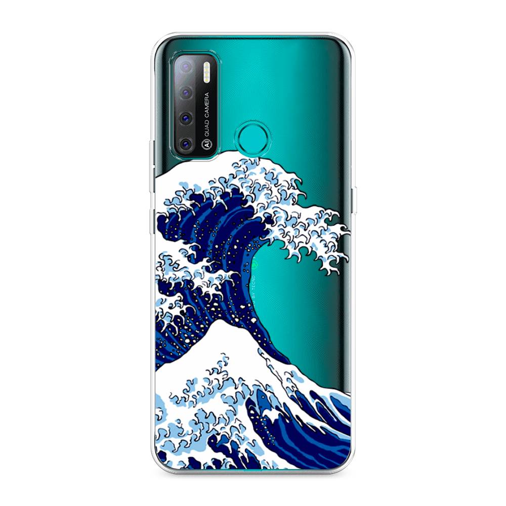 

Чехол Awog на Tecno Pouvoir 4 "Волна в Канагаве", Разноцветный, 300350-4