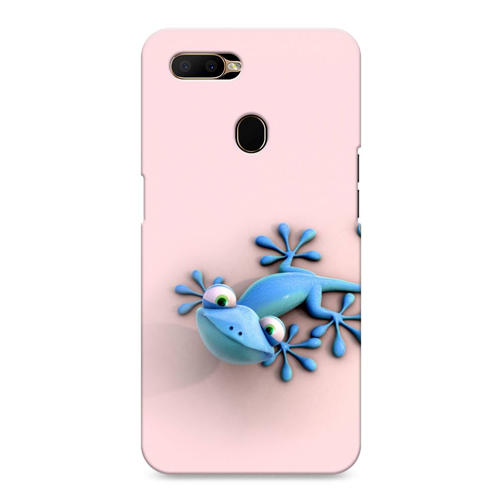 

Пластиковый чехол "Голубая ящерка" на Oppo A5s, 252320-1