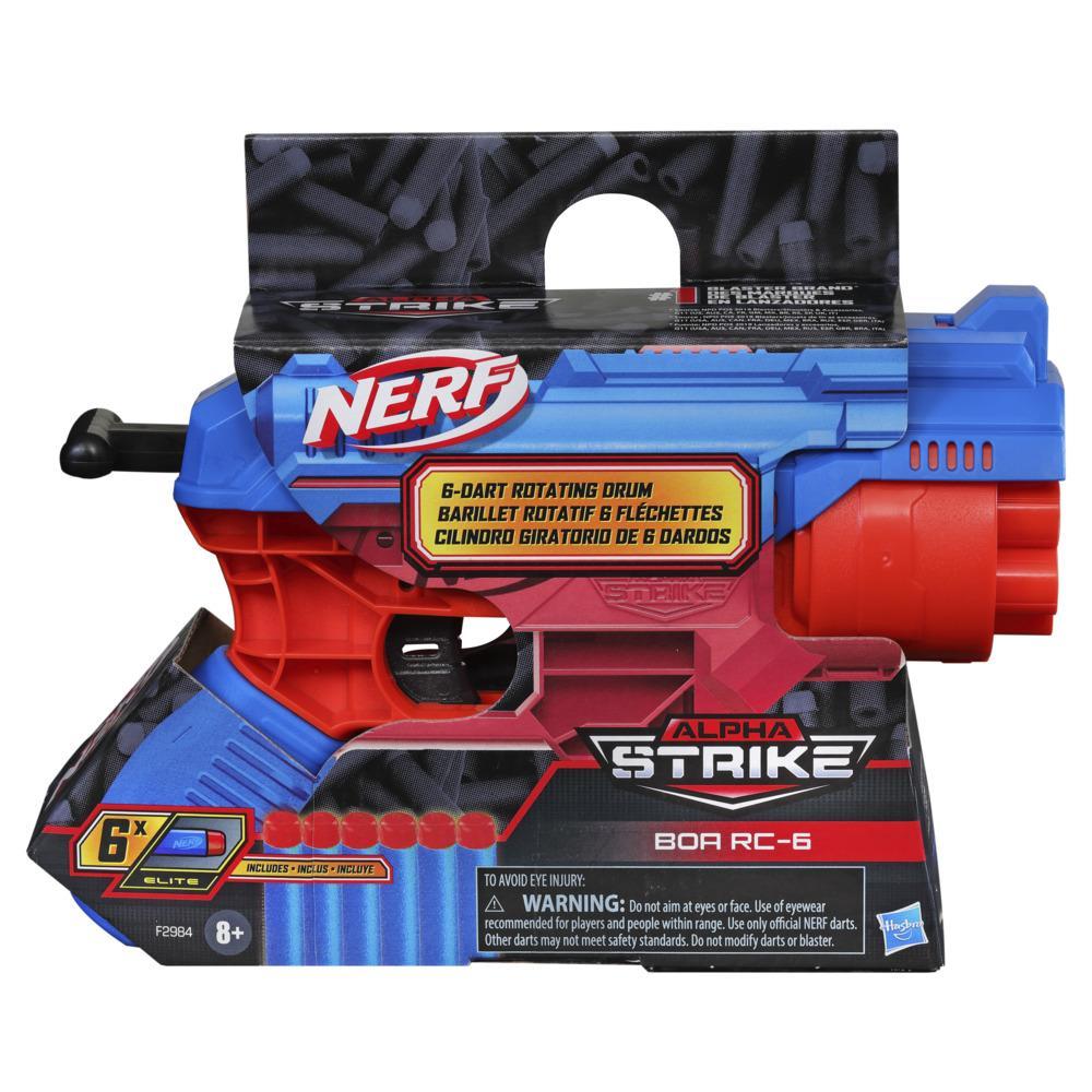 

Бластер игрушечный Нёрф Альфа Страйк Boa RC 6 NERF ALPHA STRIKE, Синий