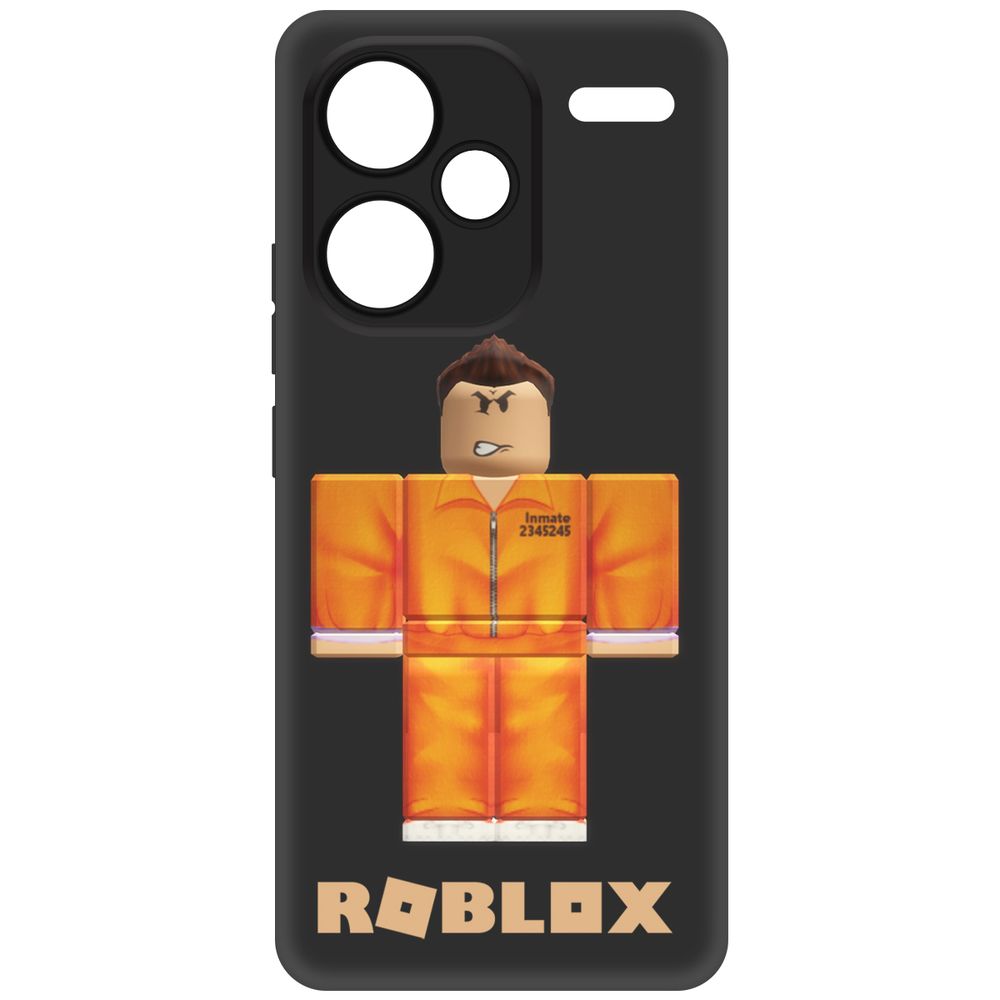 Чехол-накладка Krutoff Soft Case Roblox-Заключенный для Xiaomi Redmi Note 13 Pro+ 5G