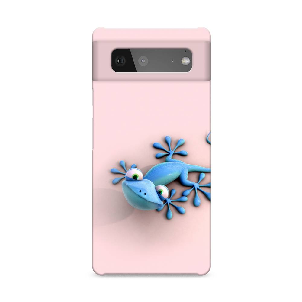 

Пластиковый чехол "Голубая ящерка" на Google Pixel 6, 270820-1