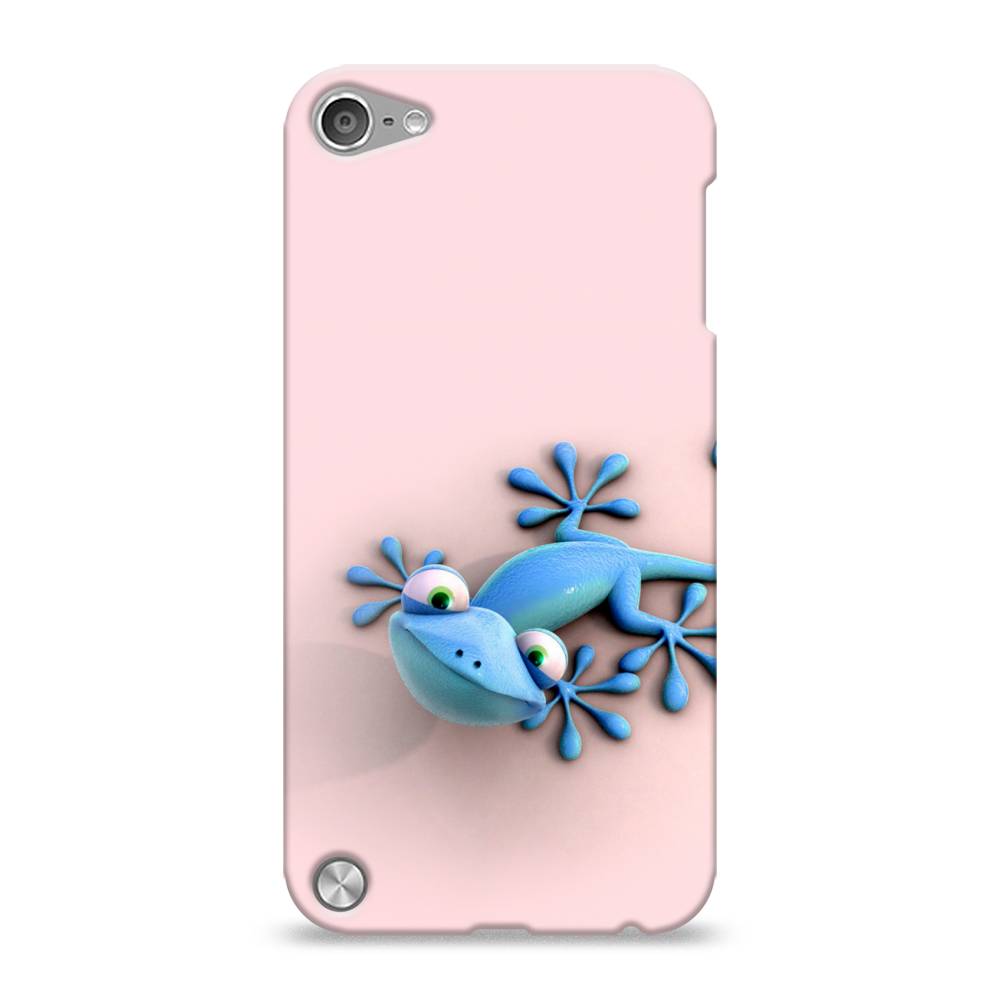 

Пластиковый чехол "Голубая ящерка" на Apple iPod Touch, 11120-1