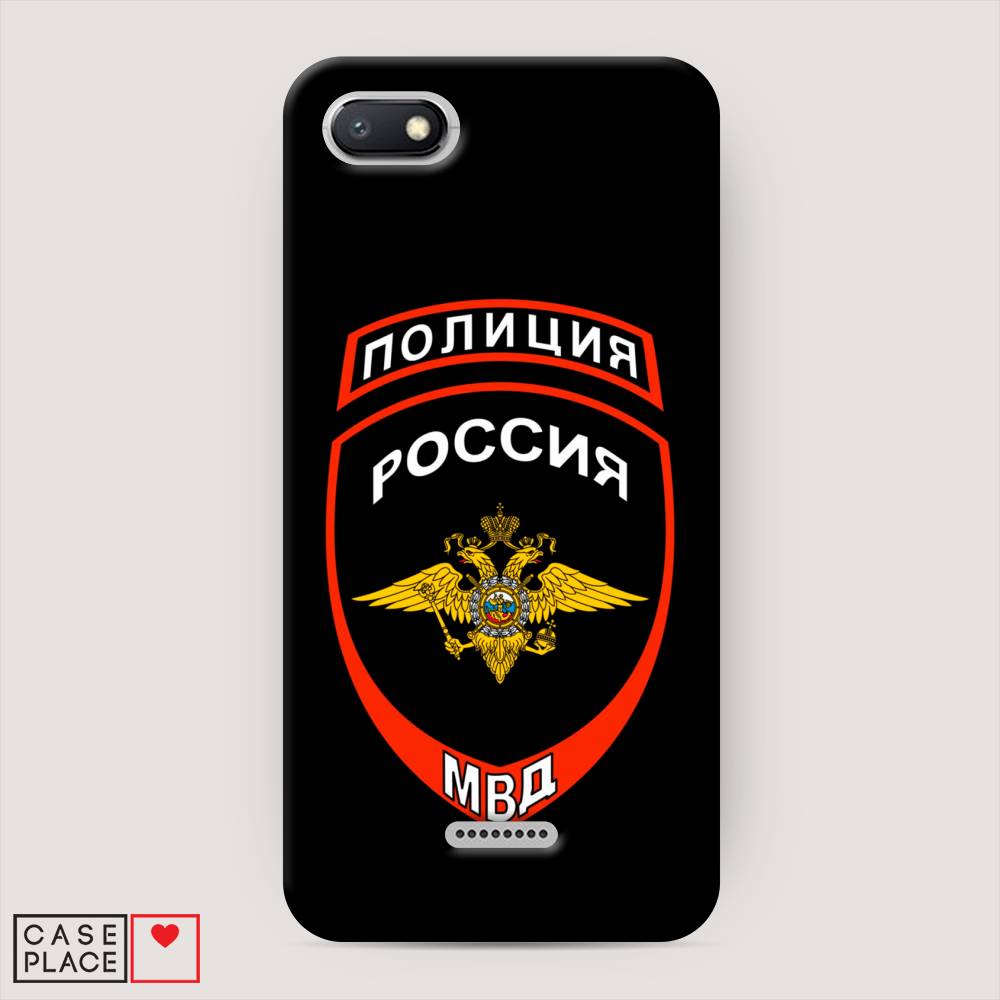 

Пластиковый чехол "Полиция шеврон" на Xiaomi Redmi 6A, 34120-4
