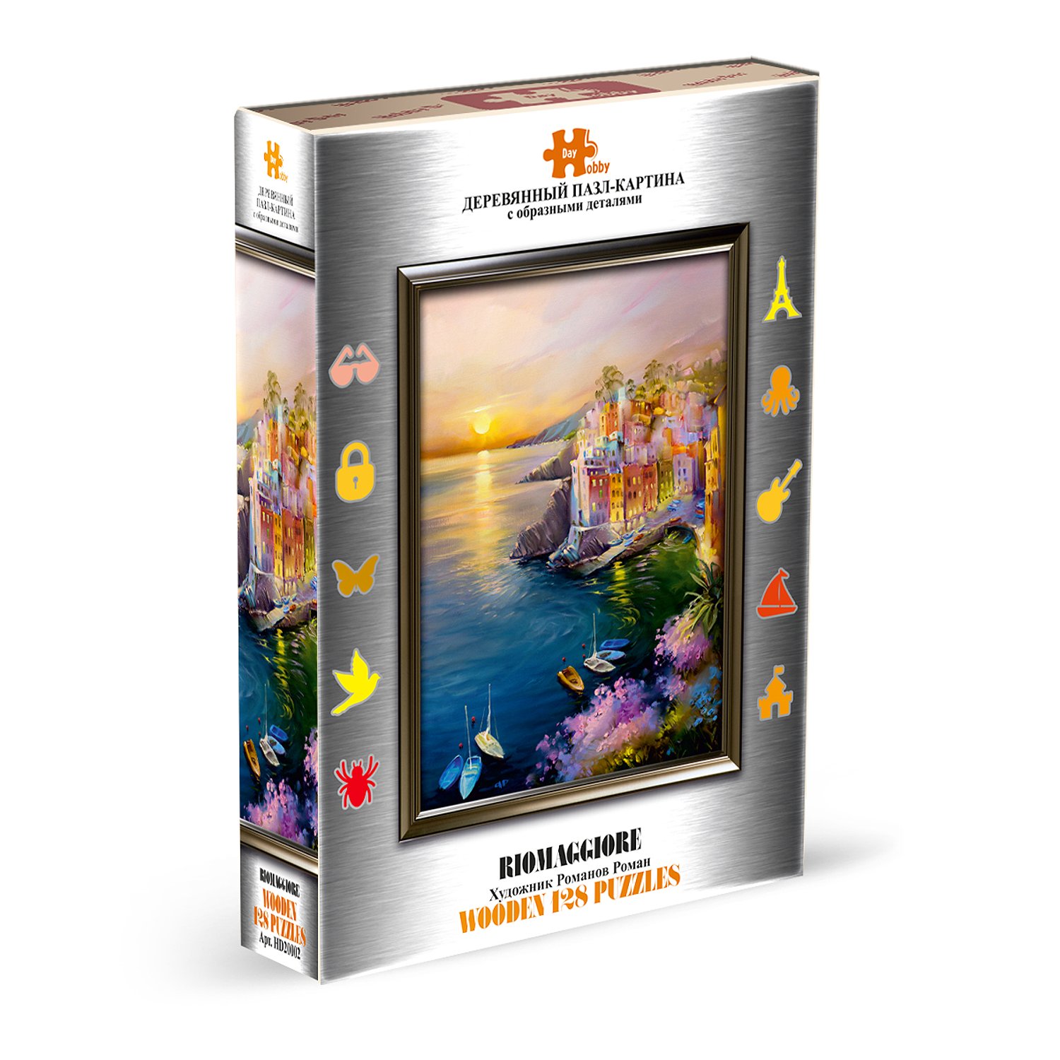 

Пазл-картина Hobby Day RIOMAGGIORE 100 элементов, контурный HD20002