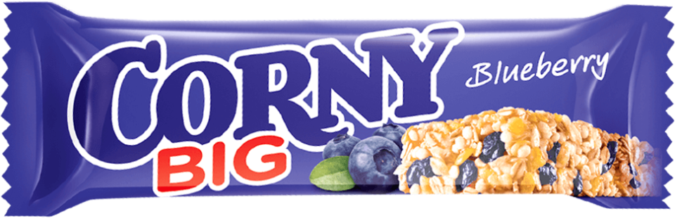 

Corny BIG "Злаковая полоска с черникой" 24 штуки по 40г