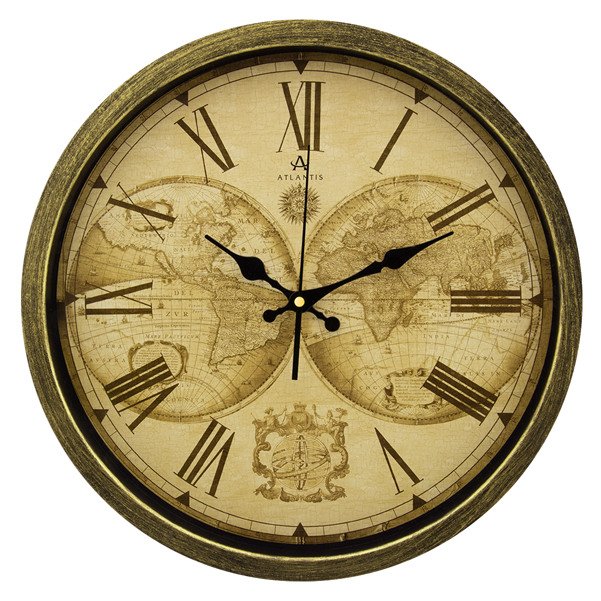 Интерьерные часы Atlantis TIME S616R48 antique gold