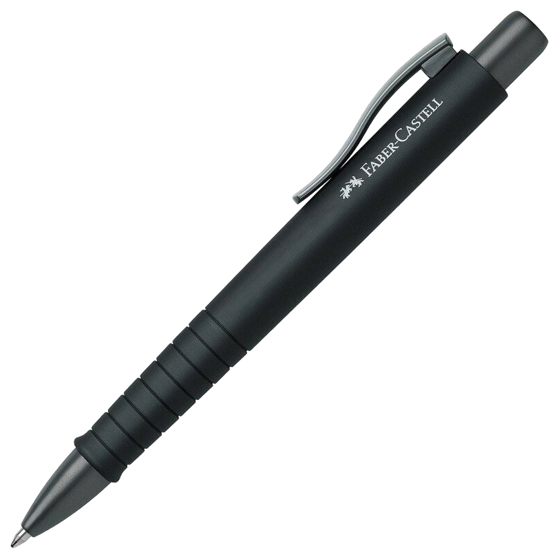 

Ручка шариковая автоматическая Faber-Castell "Poly Ball" синяя, 1,2мм, трехгран., черный к