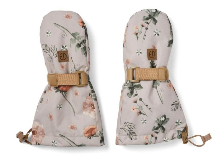 Варежки Elodie ветронепроницаемые Meadow Blossom, бежевый, 12 elodie рюкзак детский meadow blossom