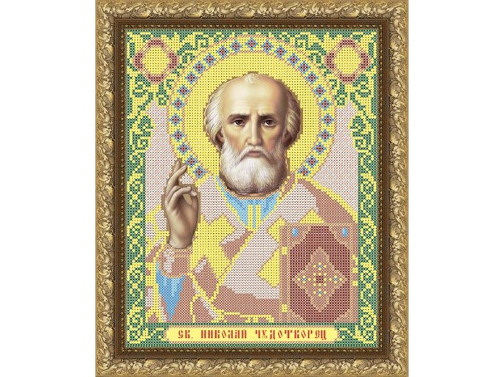 

Рисунок на ткани «Святой Николай»