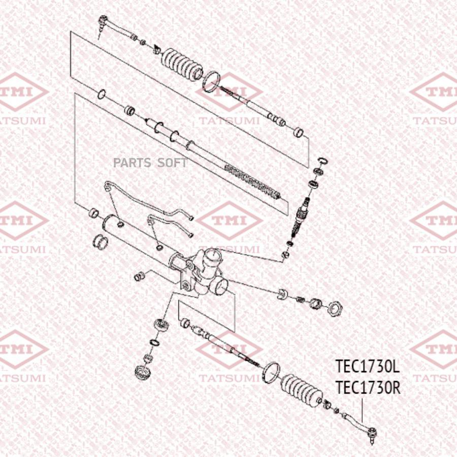 

Наконечник Рулевой Тяги L Tatsumi Tec1730L