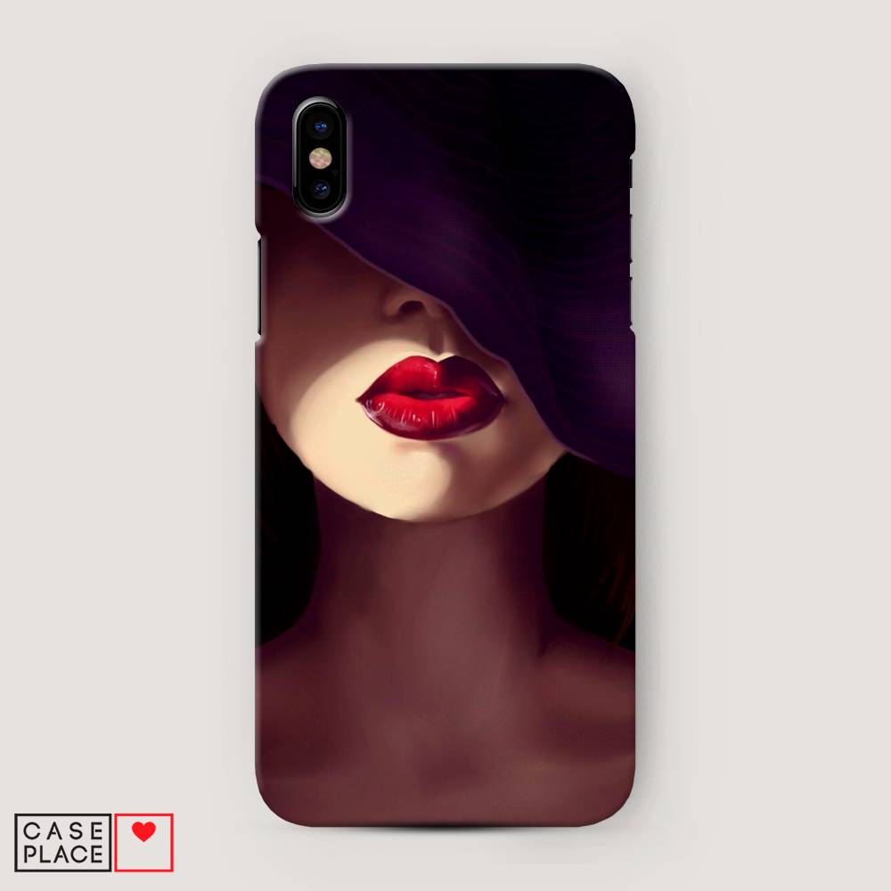 

Пластиковый чехол "Красные губы" на Apple iPhone XS Max (10S Max), 11920-5